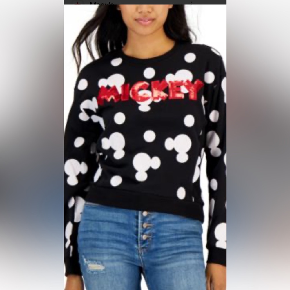 Disney Mickey Mouse Sweatshirt Girls 3XL or 21 - Picture 2 of 5